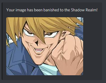 response to the sender of the image